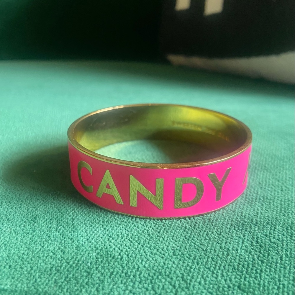 Kate spade ‘arm candy’ enamel bracelet.